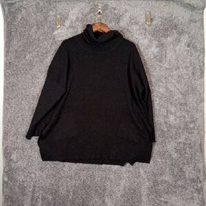 Cyrus Knit Raya Womens Turtleneck Oversized Heavyweight Sweater Womens Large
